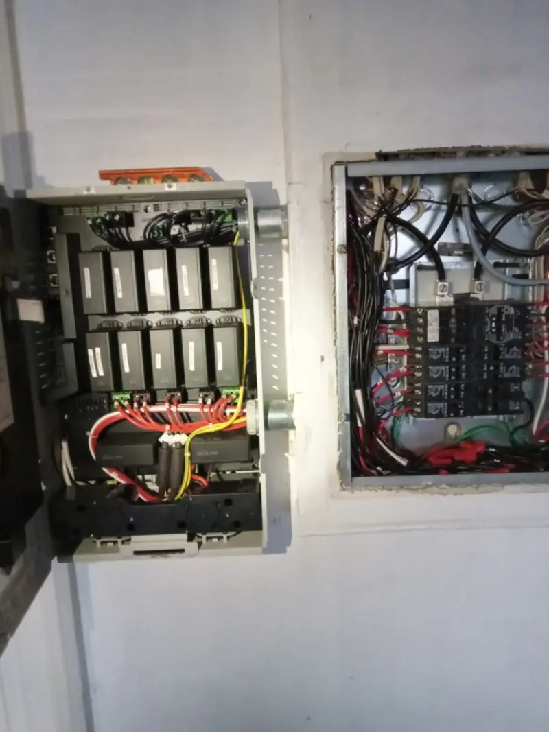 Electrical panel upgrade completed for Security Camera Wiring in South Sarasota